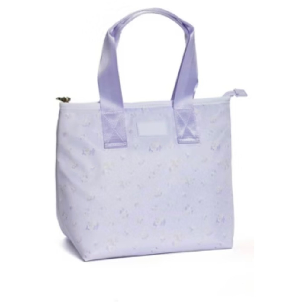 LoveShackFancy x Target Yoobi Everblooming Rosettes Ditsy Lunch Tote Breezy Blue